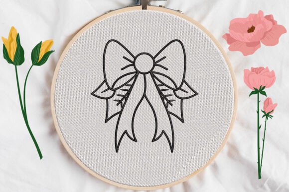 Christmas Bow Applique Embroidery Review