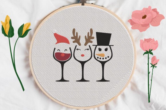 Christmas Cup Embroidery Review