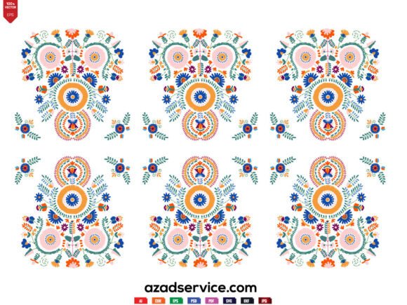 Embroidery Design Illustration Vector Review