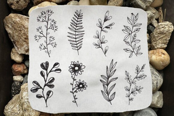 Floral Set 8 Pc Machine Embroidery Review