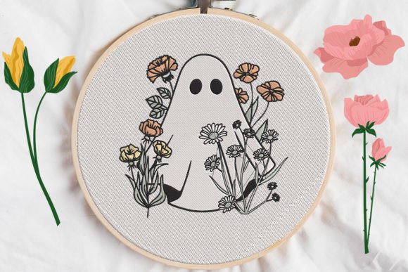 Flower Ghost Embroidery Review for Seasonal Projects
