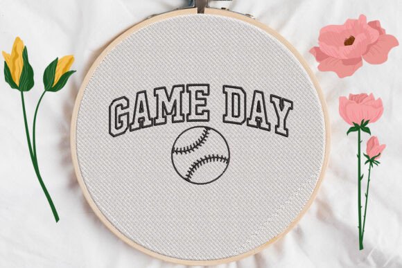 Game Day Baseball Applique Embroidery Review