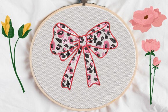 Leopard Print Bow Embroidery Review for Seasonal Use
