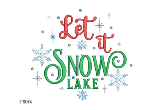 Let It Snow Embroidery Design Review