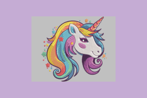 Pretty Rainbow Unicorn Embroidery Review