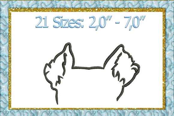 Saluki Dog Ears Embroidery Design Review