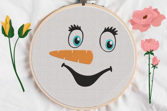 Snowman Face Christmas Embroidery Review