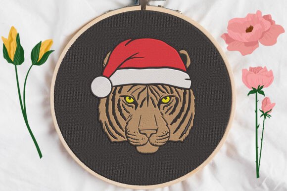 Tiger Christmas Embroidery Review